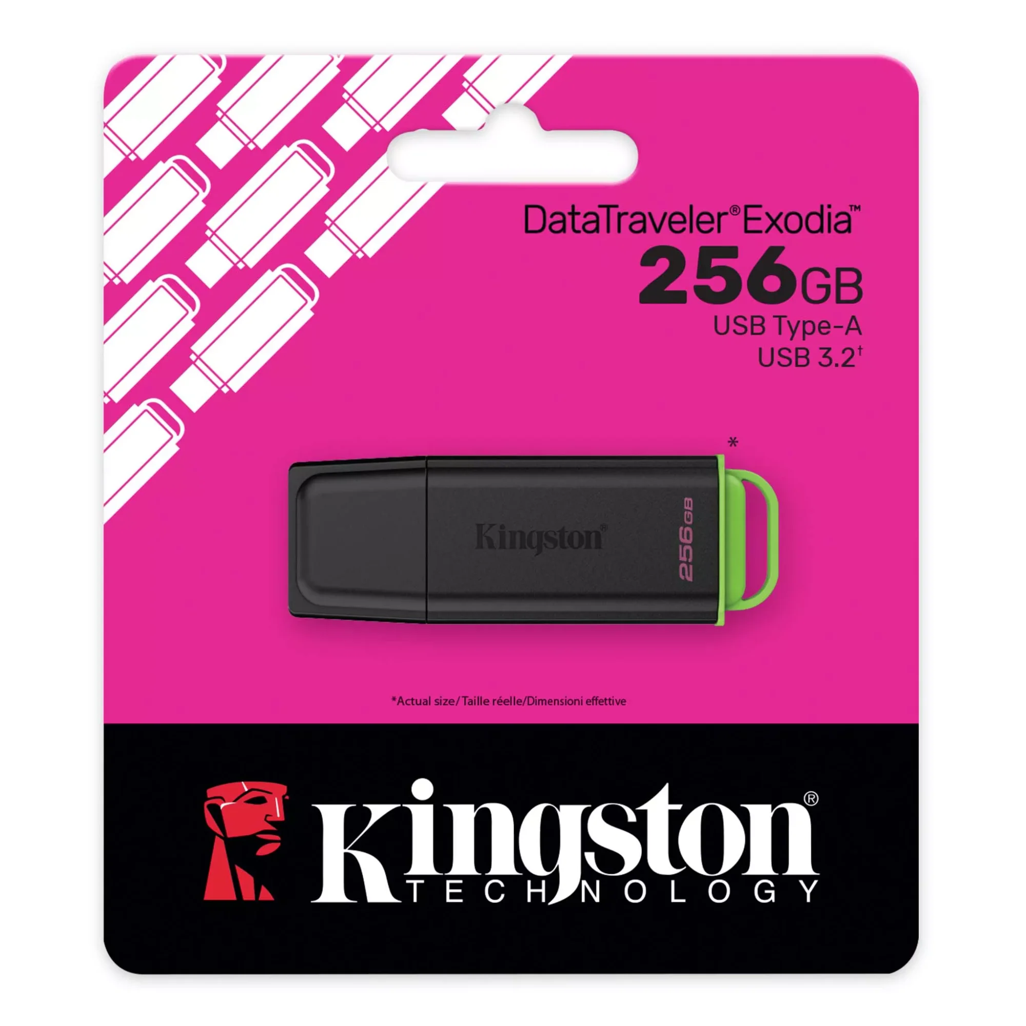 فلاش ميموري Kingston DataTraveler Exodia 256GB موديل DTXG2/256GB - Thumbnail 2