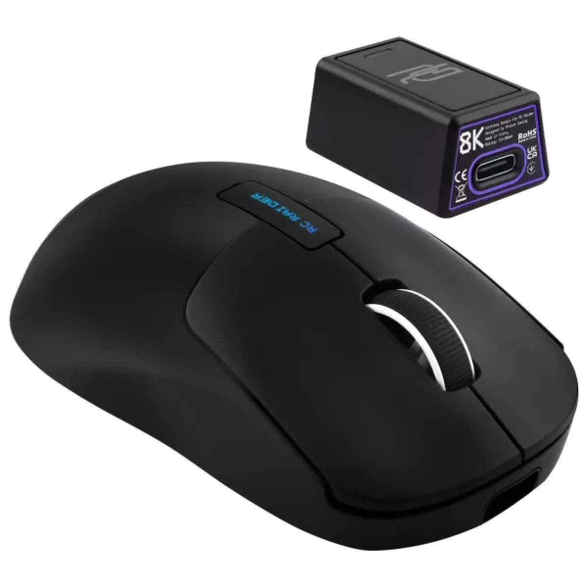 ماوس ألعاب Proove Gaming RC Raider 8K لاسلكي ثلاثي الوضع 32000 DPI أسود/بنفسجي WMRR00122001 - Thumbnail 6