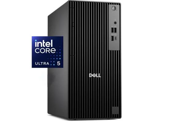 كمبيوتر مكتبي Dell Pro Tower QCT1250 بمعالج Intel Core Ultra 5 235 بسرعة 4.9GHz من Series 2، وذاكرة 16GB DDR5، وتخزين 512GB SSD، مع كيبورد KB216 وماوس MS116 - Thumbnail 4