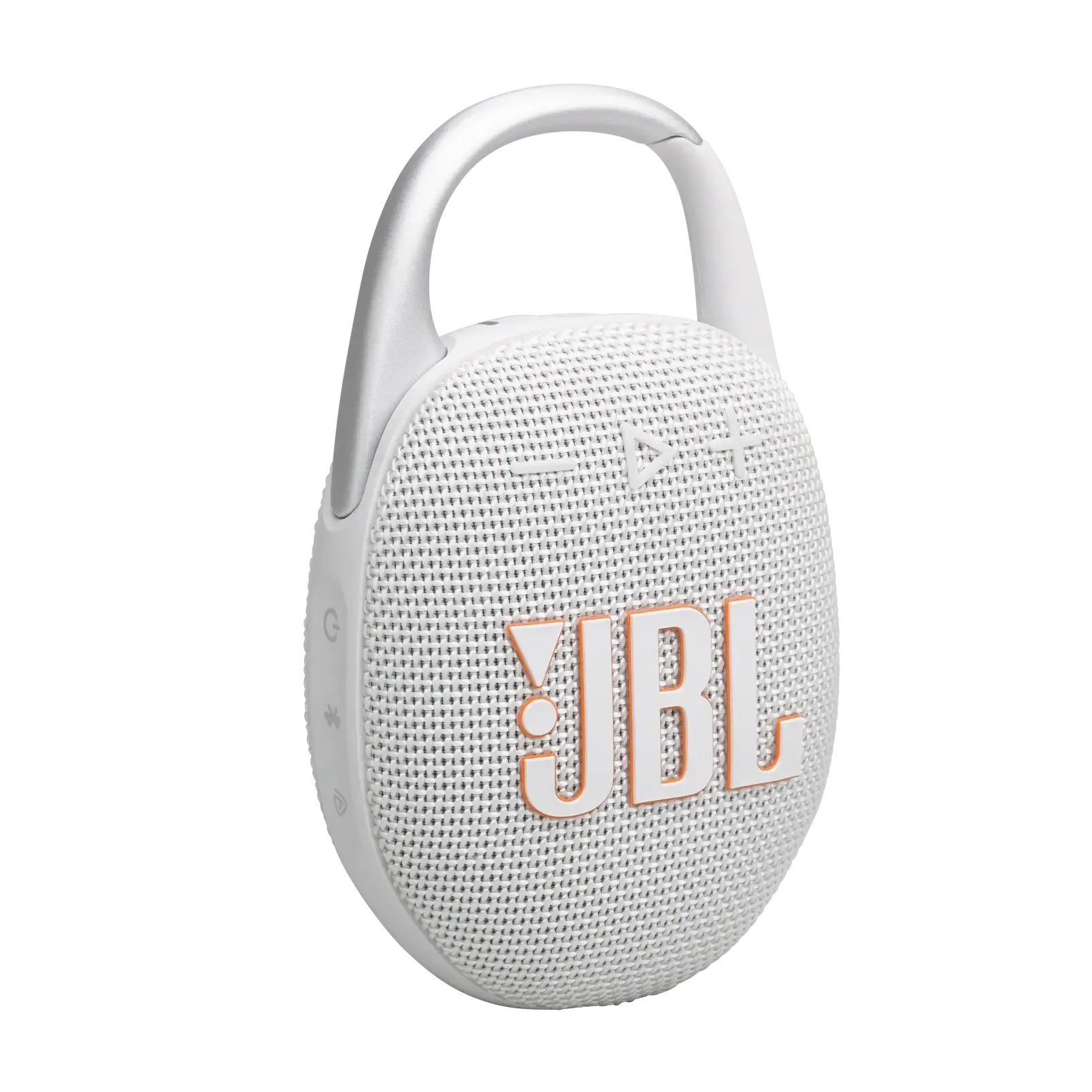 JBL Clip 5 Portable Bluetooth Speaker White - Waterproof & Dustproof