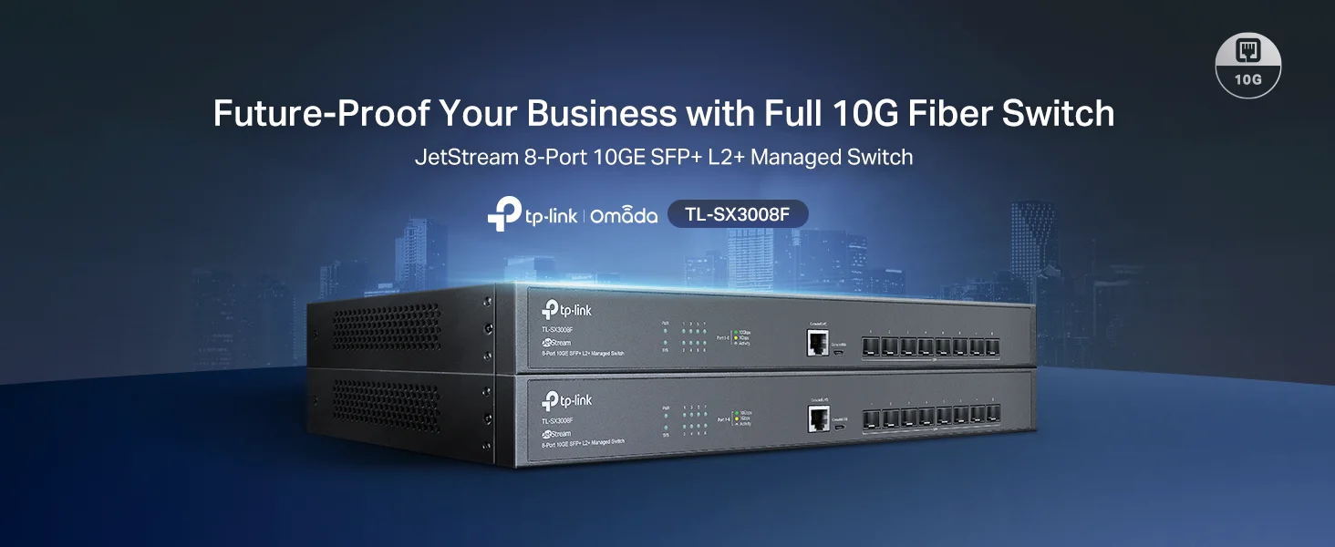 سويتش شبكات TP-LINK Omada TL-SX3008F ذكي مُدار للمؤسسات 8 منافذ 10G SFP+ - Image 7