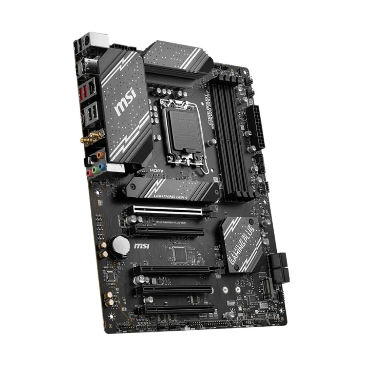 لوحة أم للألعاب MSI B760 GAMING PLUS WIFI بحجم ATX، LGA 1700، DDR5، Wi-Fi 6E - Thumbnail 2