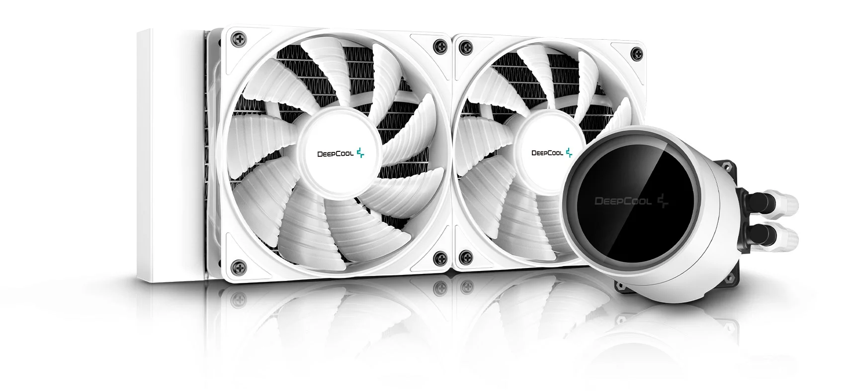 مبرد سائل للمعالج DeepCool CASTLE 240EX A-RGB أبيض 240mm - Thumbnail 5