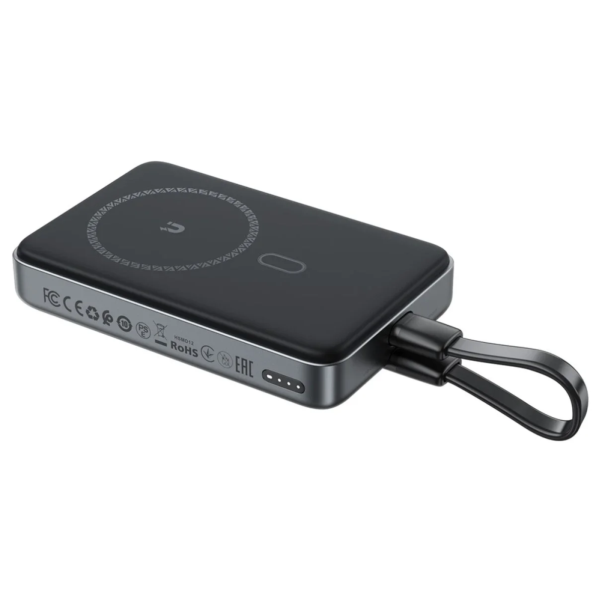 ACEFAST M10 10000mAh Magnetic Wireless Power Bank with PD 30W and 15W Charging - Black - Image 4