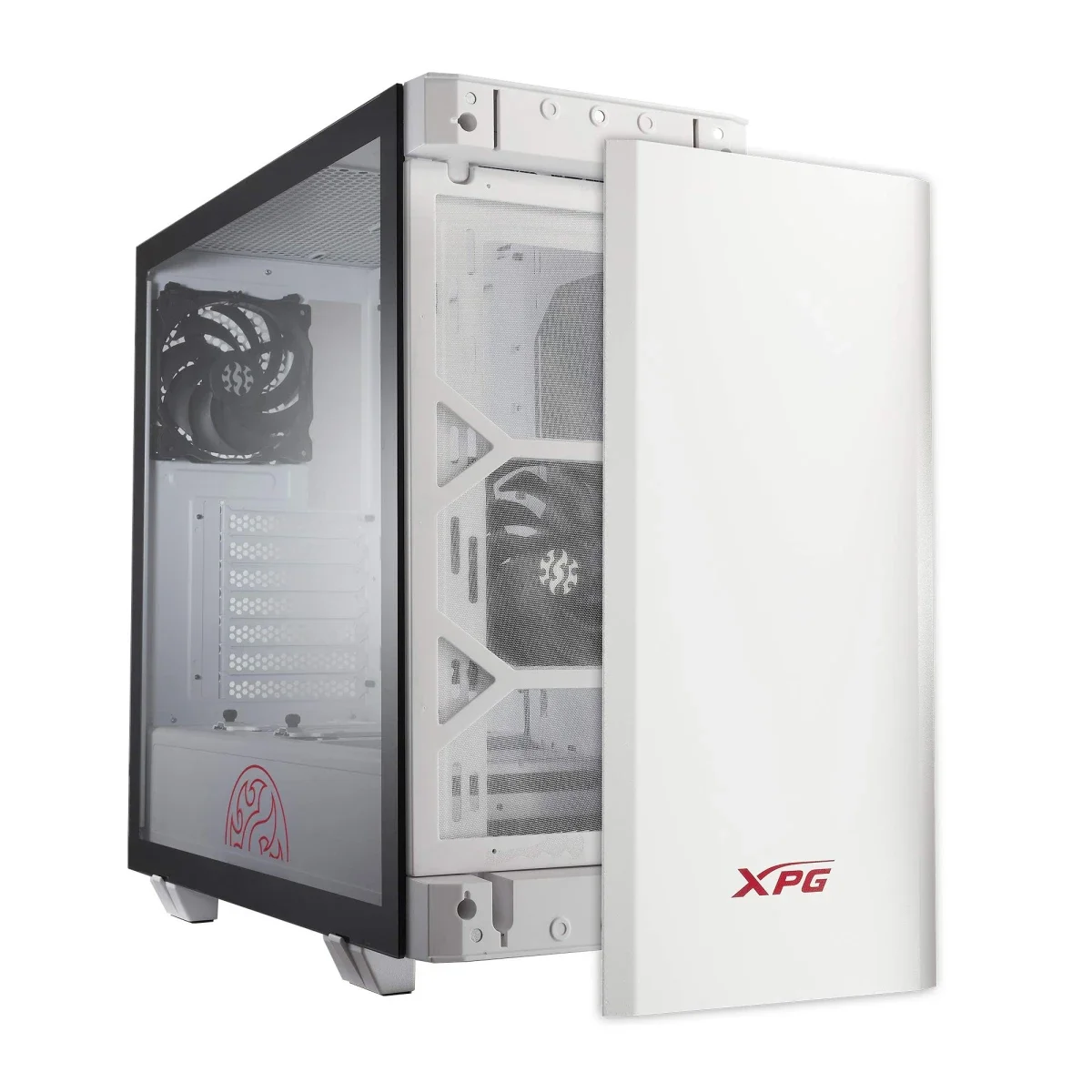هيكل كمبيوتر ألعاب XPG INVADER ميد تاور أبيض - Image 3