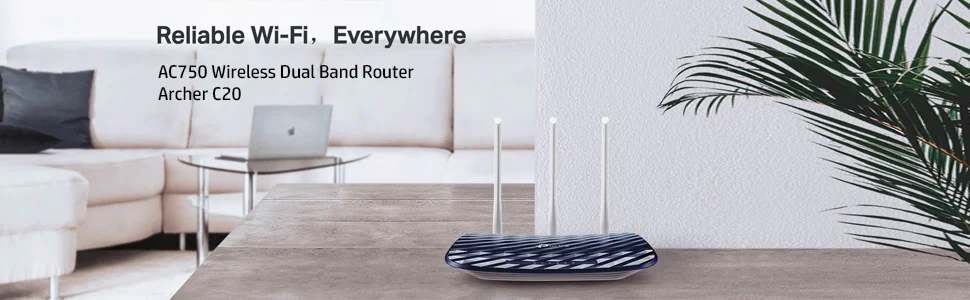 TP-LINK Archer C20 AC750 Dual-Band Wireless Router - Thumbnail 3
