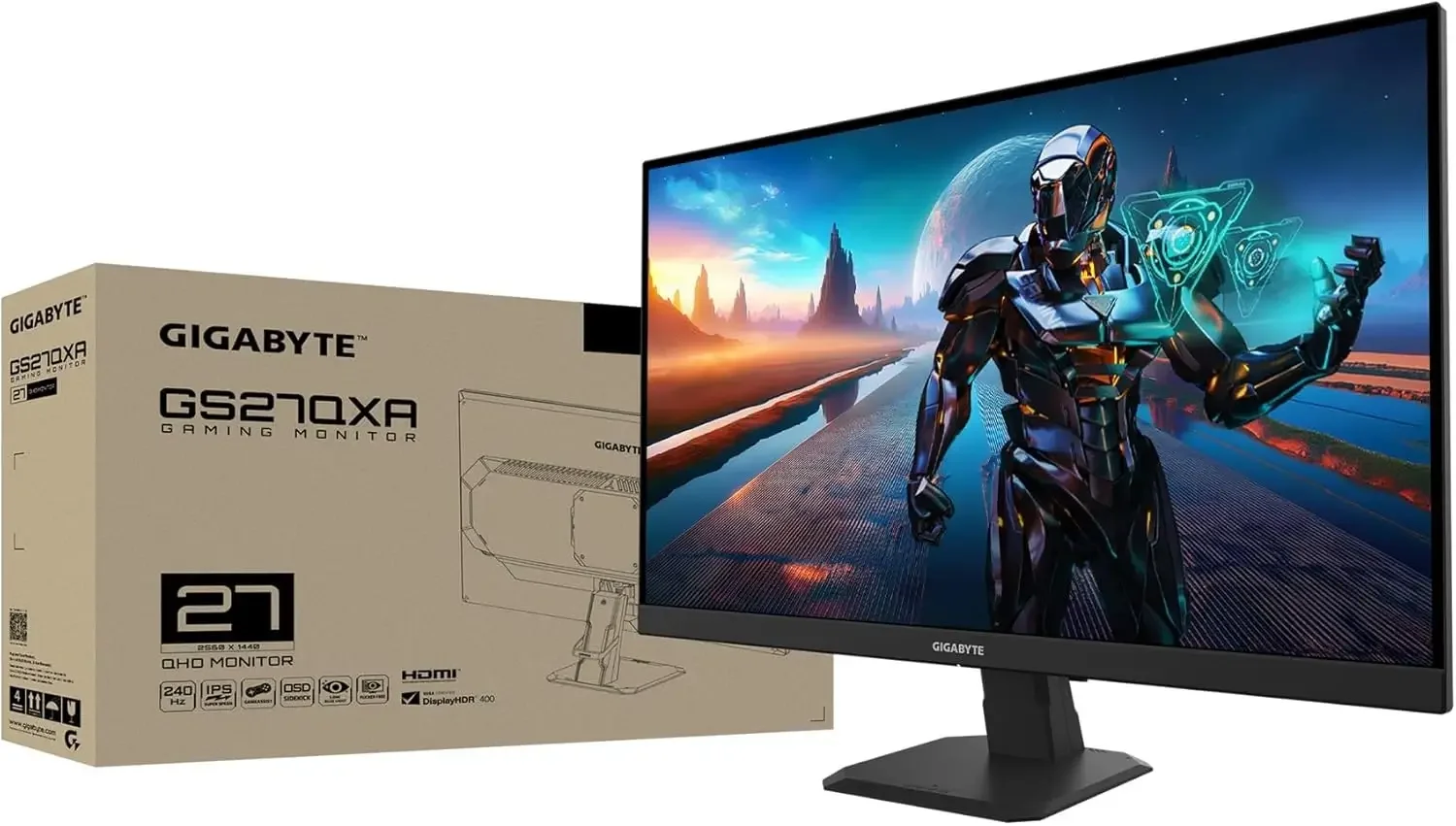 شاشة ألعاب GIGABYTE GS27QXA مقاس 27 إنش QHD 2K Super Speed IPS بسرعة 1ms وتردد 240Hz - Image 3