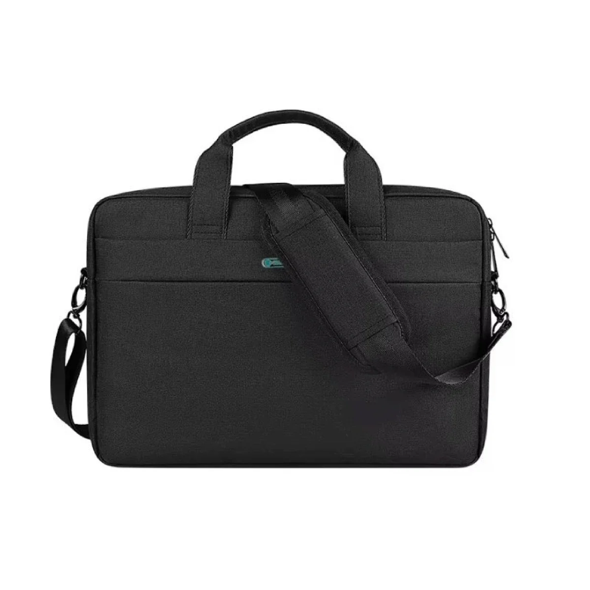 Coteci 16.0-Inch Laptop Shoulder Bag, Water-Repellent Lightweight Toploader - Black