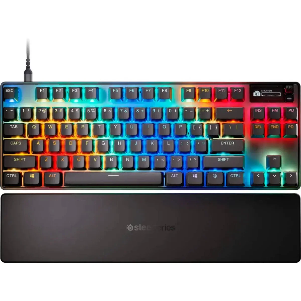 SteelSeries Apex Pro TKL Gen 3 Wired Mechanical Gaming Keyboard with OmniPoint 3.0 Switches - Black - Thumbnail 2