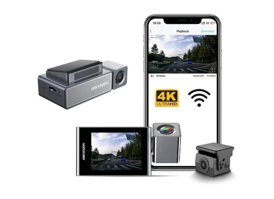 كاميرا داش HIKVISION AE-DC8222-C8 PRO (4K) ثنائية القناة 4K أمامية و1080P خلفية - Image 8