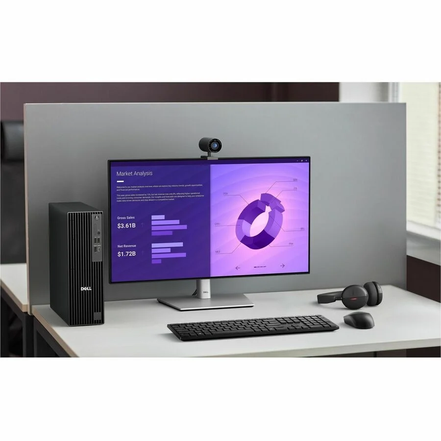 Dell Pro Slim QCS1250 Desktop 14th Gen Intel Core i7-14700 16GB RAM 1TB SSD Black - Thumbnail 4
