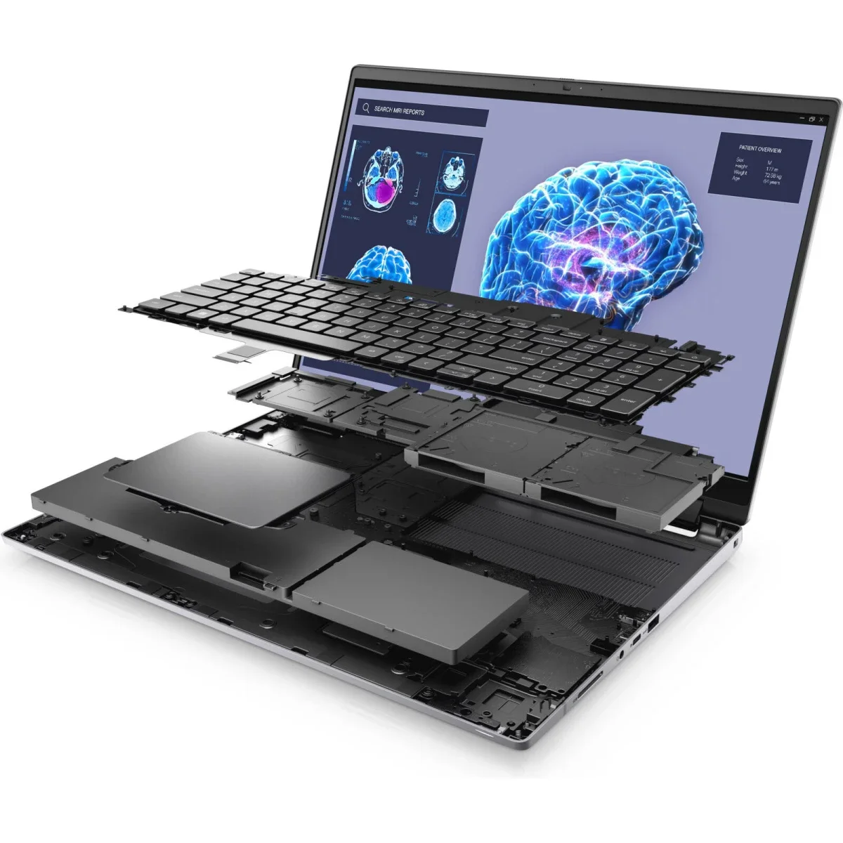 محطة عمل متنقلة Dell Precision 7680 مقاس 16 إنش، Core i7-13850HX، رام 32GB، SSD 512GB، RTX 1000 Ada - Image 2