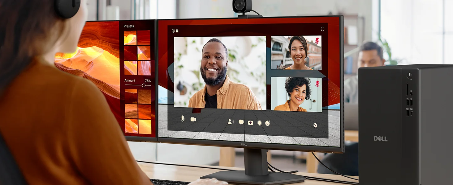 Dell ECT1250 (2025) Tower Desktop Intel Core i3-14100 8GB RAM 512GB SSD Black - Thumbnail 8