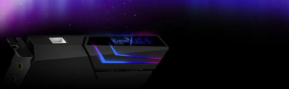 بطاقة صوت للألعاب Creative Sound BlasterX AE-5 Plus PCIe مع DAC - Thumbnail 11