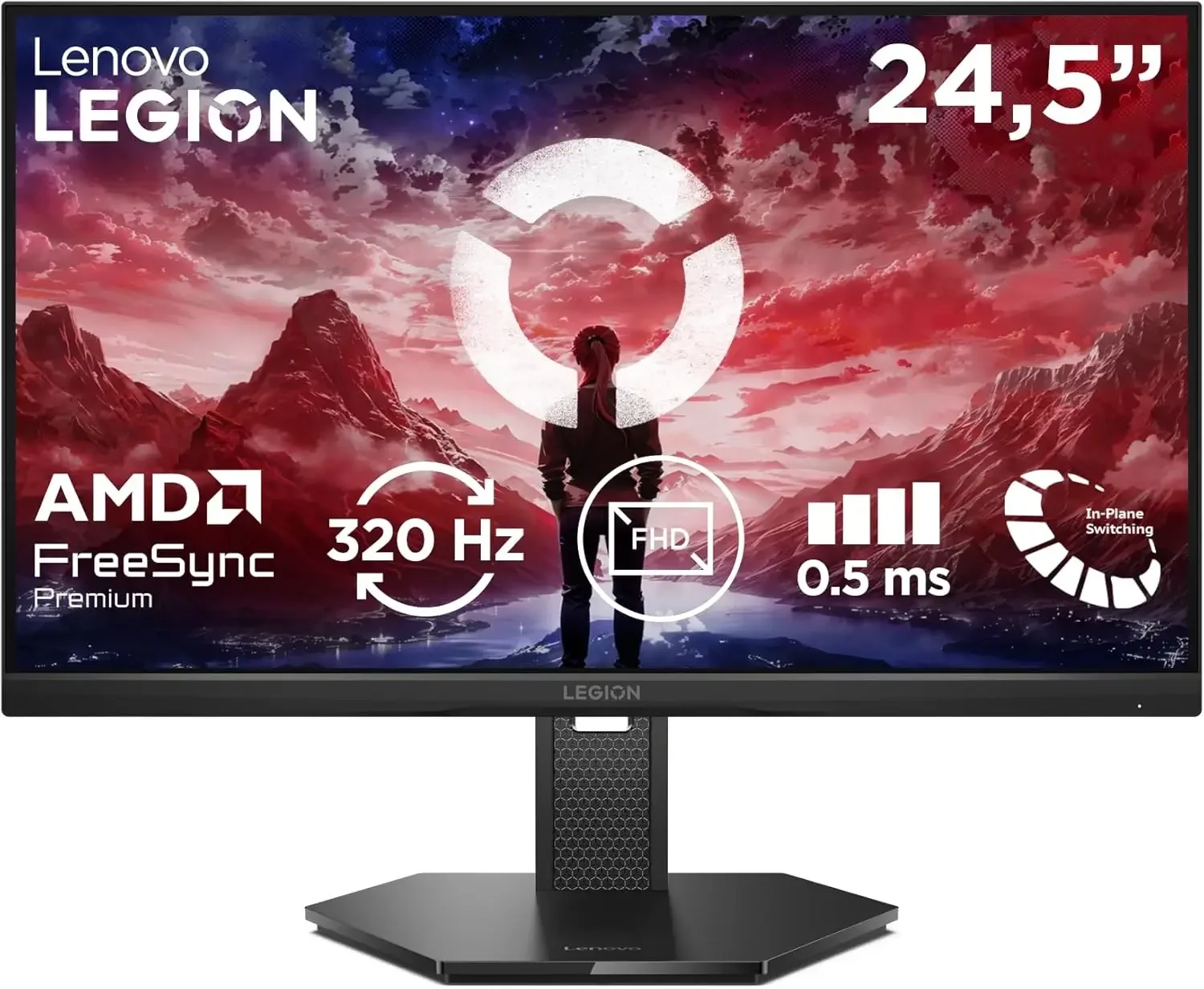 Lenovo Legion 25-10 Gaming Monitor 24.5-inch FHD IPS 320Hz 0.5ms