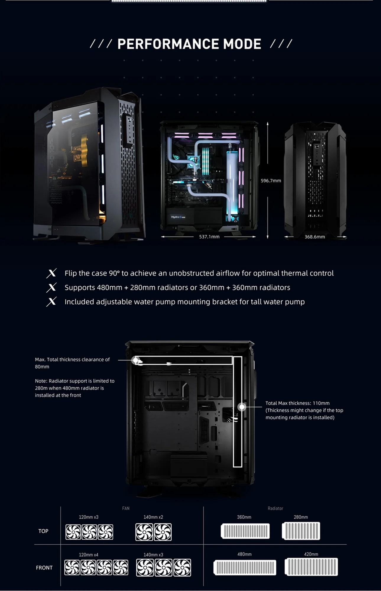 LIAN LI Odyssey X TR-01A Full Tower Gaming PC Case Tempered Glass Aluminum Silver - Image 9