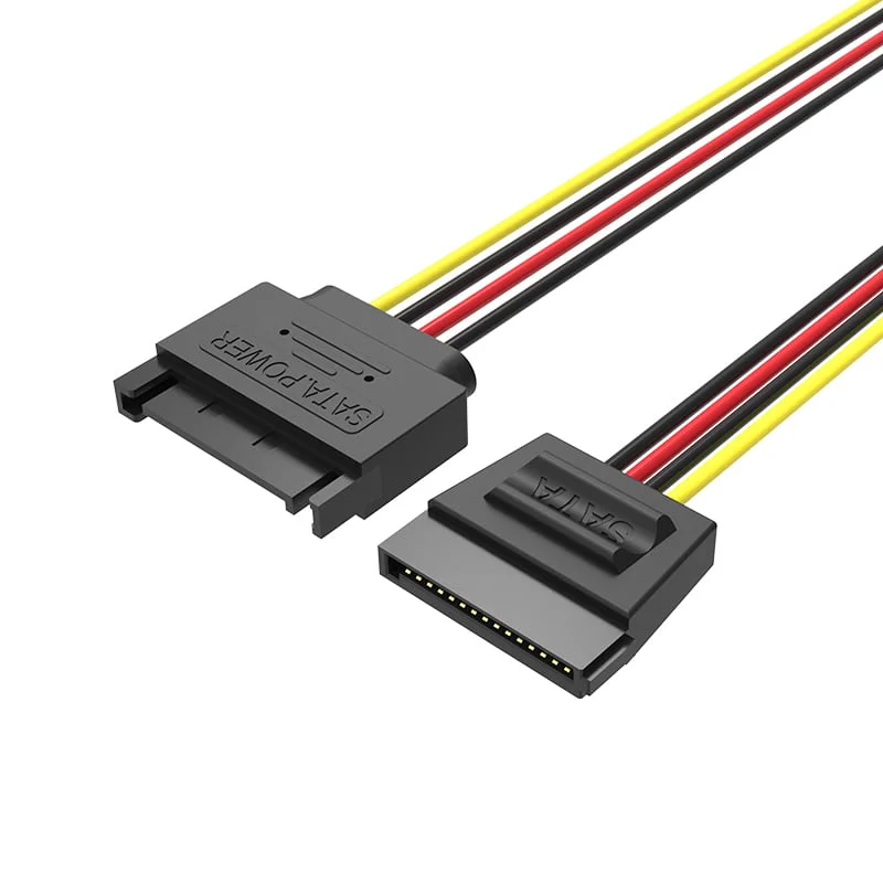Vention KDABY SATA 15-Pin Power Extension Cable 0.3M – Black