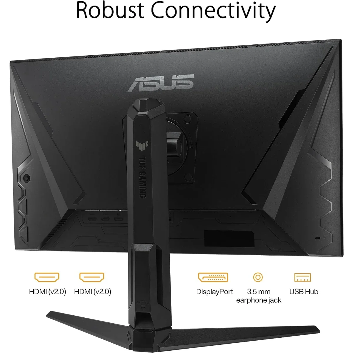 شاشة ألعاب Asus VG27AQML1A مقاس 27 إنش Fast IPS QHD، 260Hz، 1ms، HDR400، أبيض - Thumbnail 8