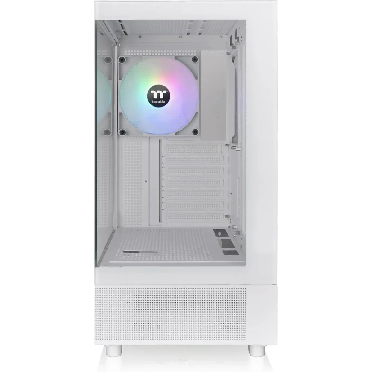 Thermaltake View 270 TG Mid-Tower PC Case with 1x CT140 ARGB Fan, 360mm Radiator Support, Tempered Glass - White - Image 3