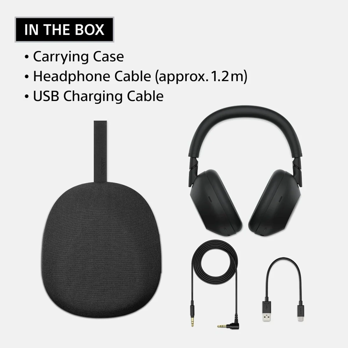 سماعات Sony WH-1000XM6 لاسلكية بإلغاء الضوضاء، أسود - Thumbnail 6