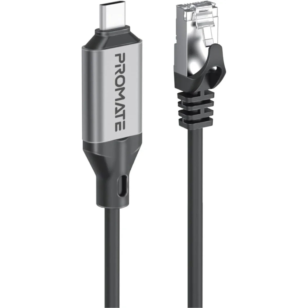 Promate CLink-RJ45 Ethernet to USB-C Adapter Cable 5M 1000Mbps - Image 1