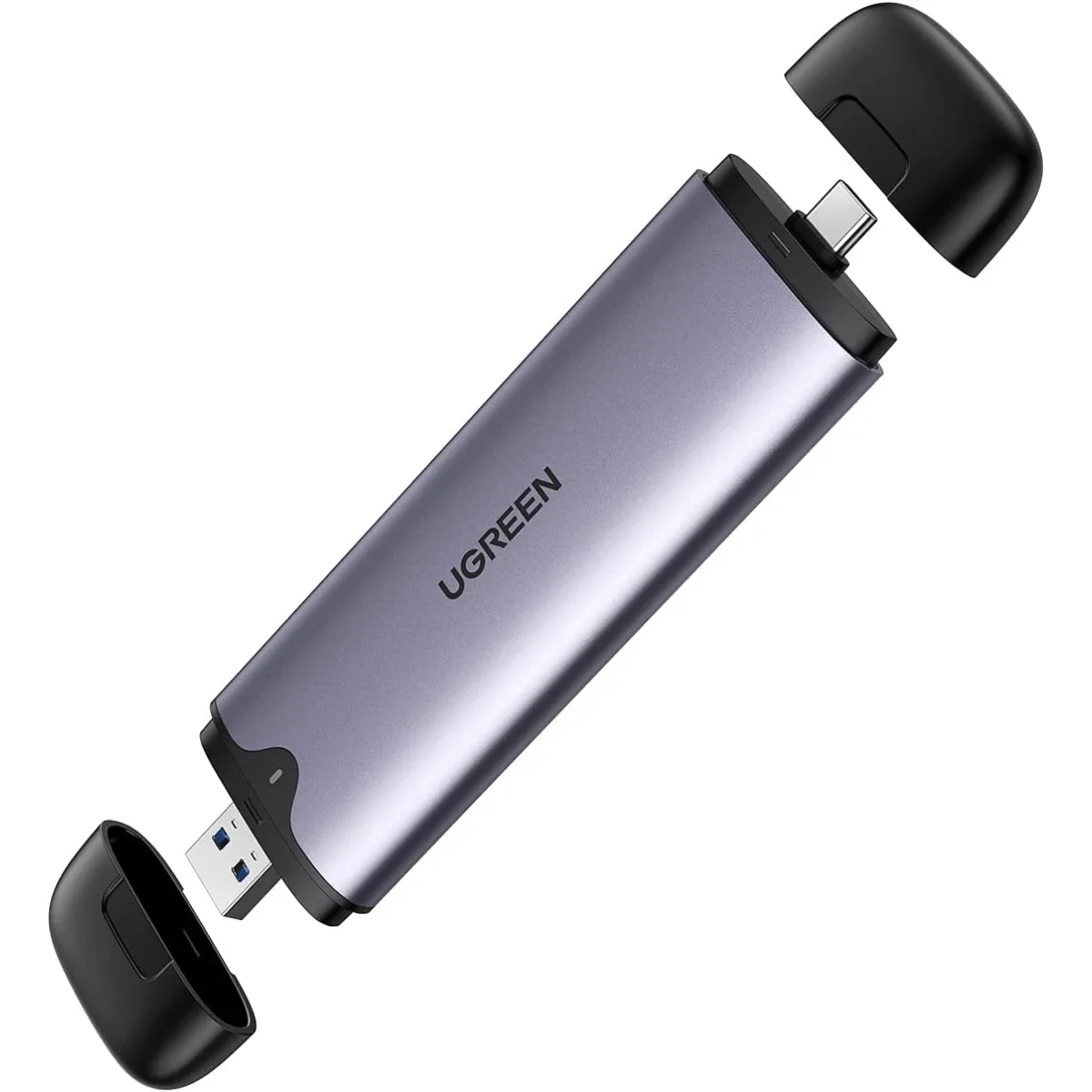 حاوية Ugreen M.2 NVMe SSD مع USB-C وUSB-A بسرعة 10Gbps