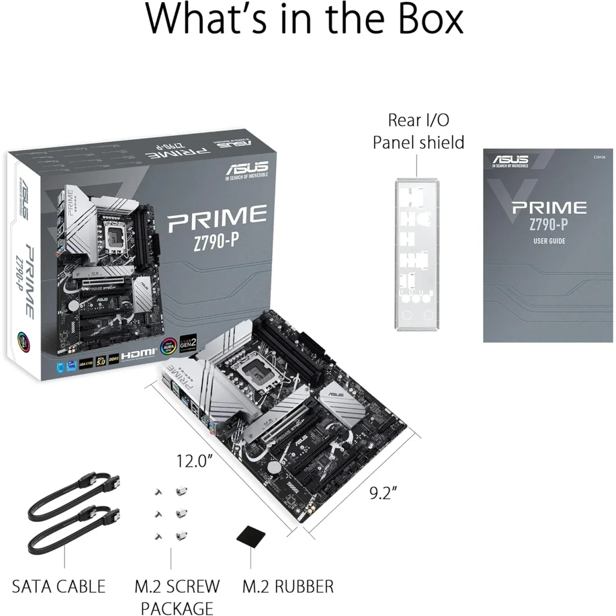 Asus Prime Z790-P DDR5 ATX Motherboard for Intel 13th & 12th Gen with 3x M.2, Thunderbolt 4 and RGB Lighting - Image 6