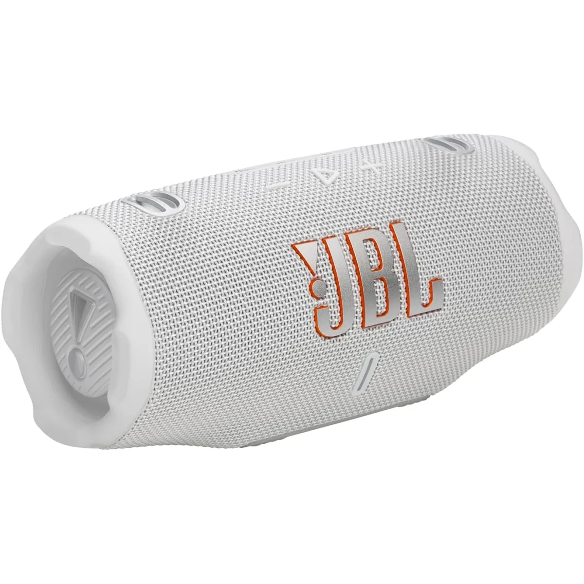 سماعة JBL Charge 6 بلوتوث محمولة مقاومة للماء والسقوط مع AI Sound Boost ووقت تشغيل 28 ساعة وباور بانك وحزام حمل - أبيض - Thumbnail 6