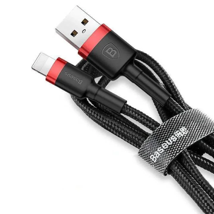 كيبل Baseus CAKLF-R91-2A مضفر من USB-A إلى Lightning للآيفون، 3 متر