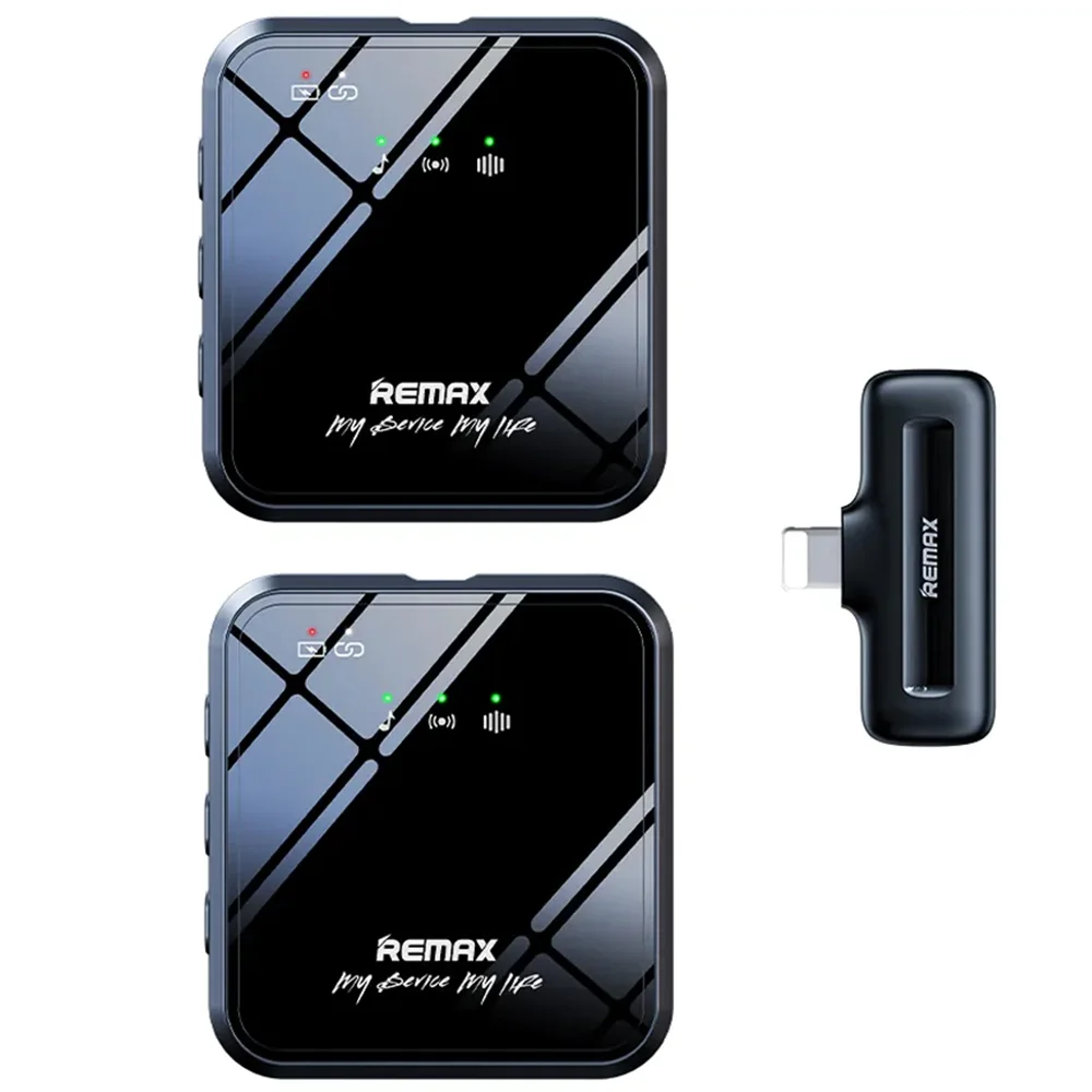 مايكروفون مزدوج Remax K12 iPH لاسلكي للبث عبر iPhone