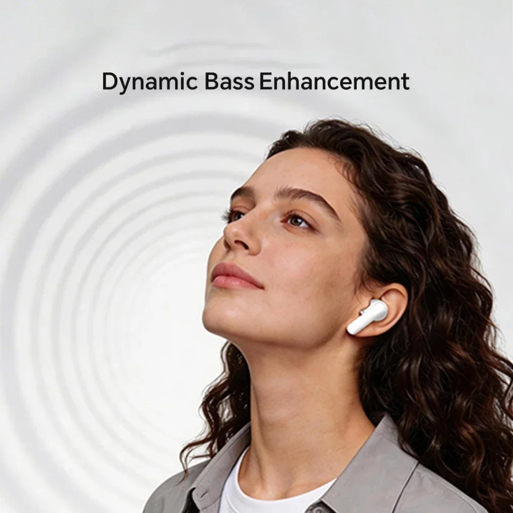 HONOR X10, T10 AI Translation Earbuds, Noise Reduction, Bluetooth 5.4 – White - Thumbnail 4
