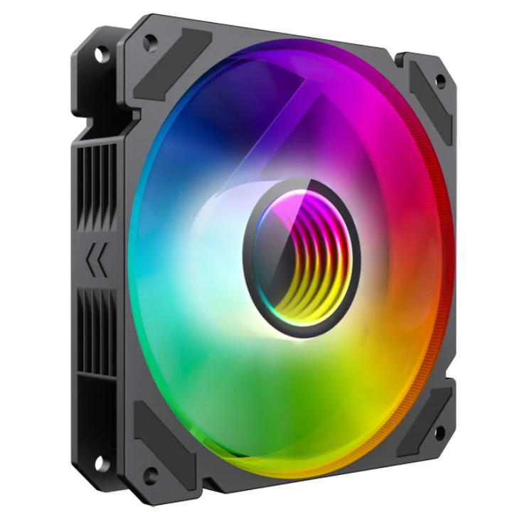 مروحة تبريد كمبيوتر GameMax مقاس 12 سم بإضاءة ARGB – FN12Rainbow C9 Infinity