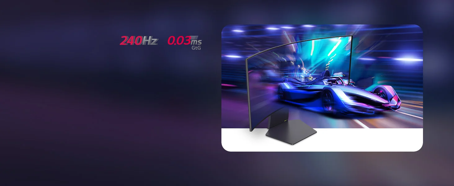 شاشة ألعاب LG 34GS95QE-B UltraGear OLED منحنية 34 إنش WQHD 240 هرتز - Thumbnail 15