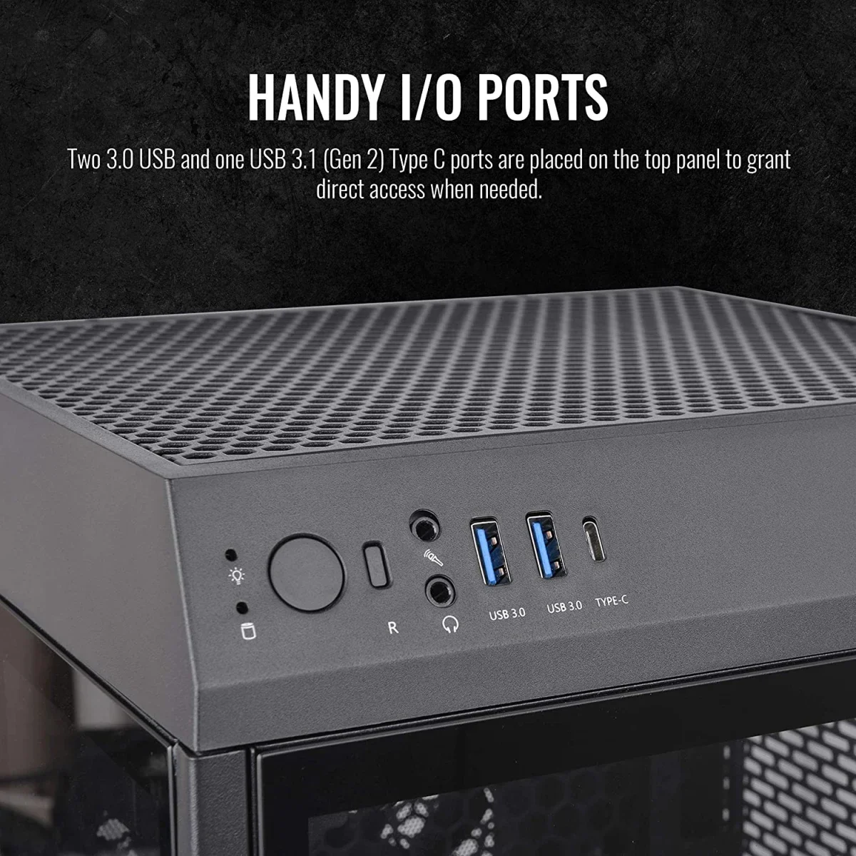 هيكل كمبيوتر Thermaltake The Tower 100 ميني تاور زجاج مقوى Mini-ITX أسود - Image 7