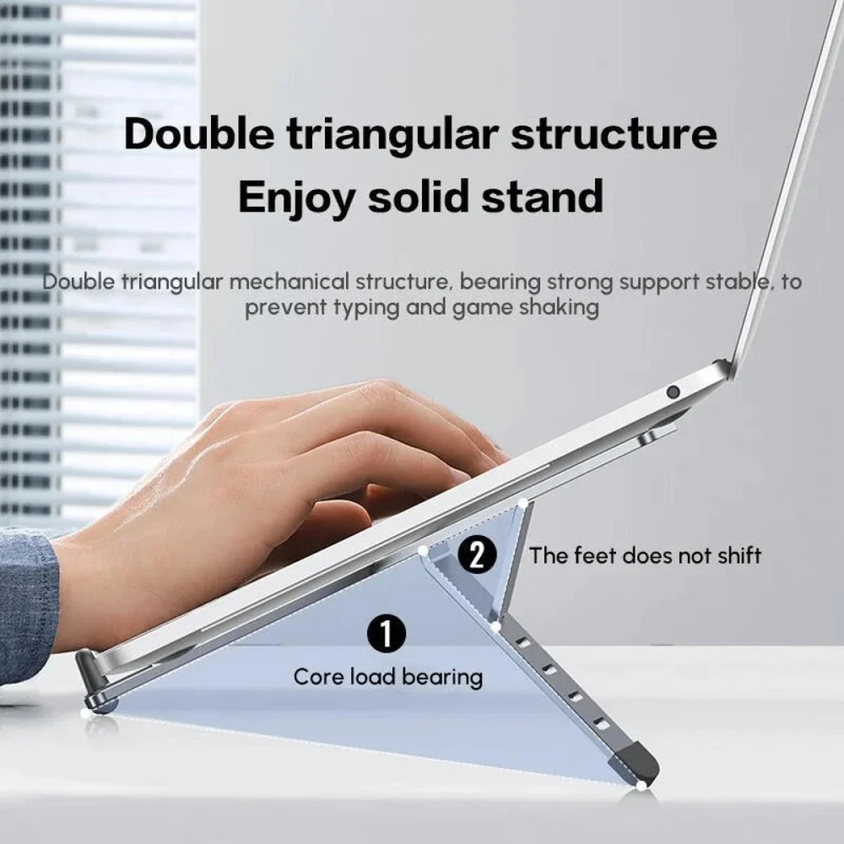 Ugreen 35844 X-Shaped Foldable Aluminum Laptop Stand - Image 5