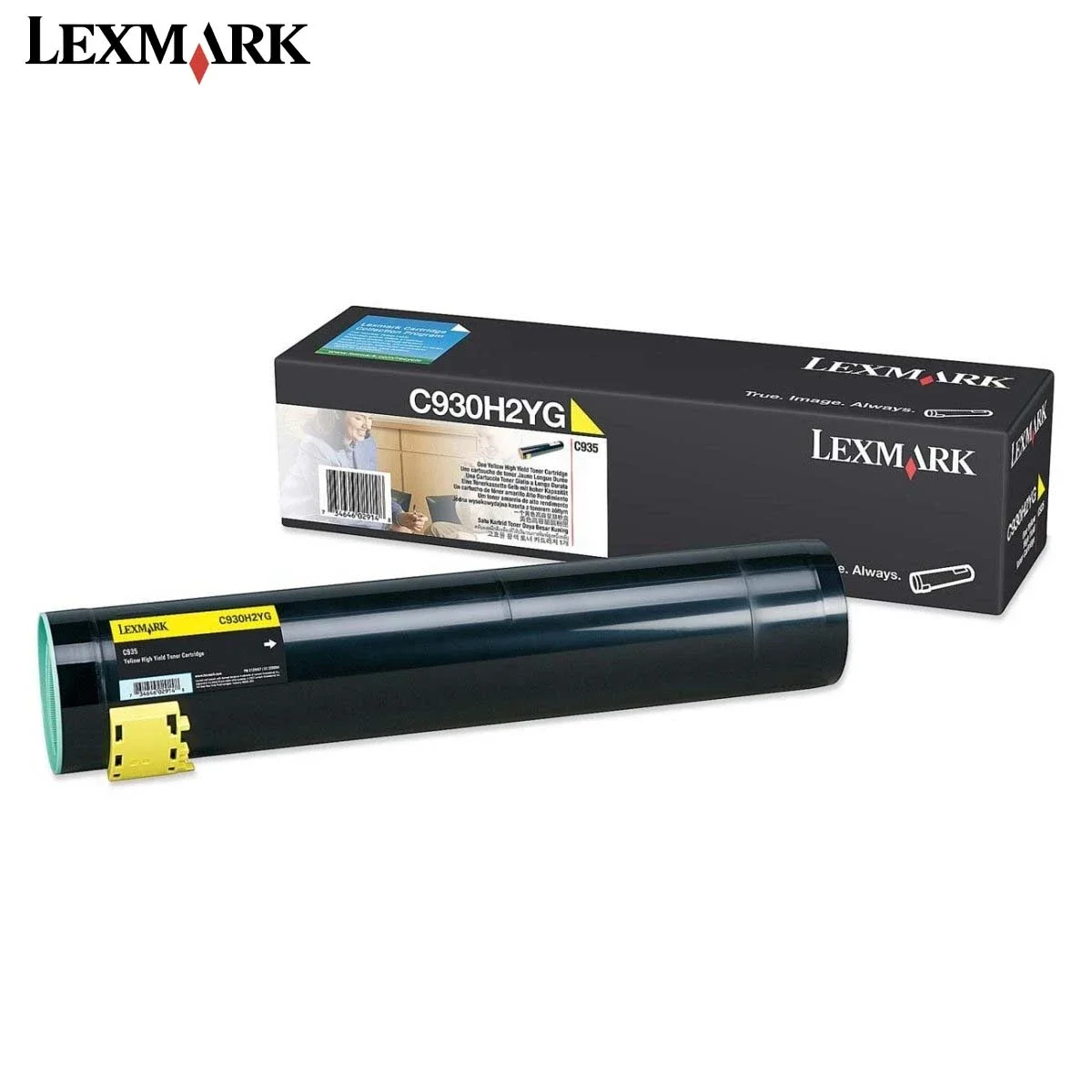 تونر Lexmark C935 أصلي باللون الأصفر