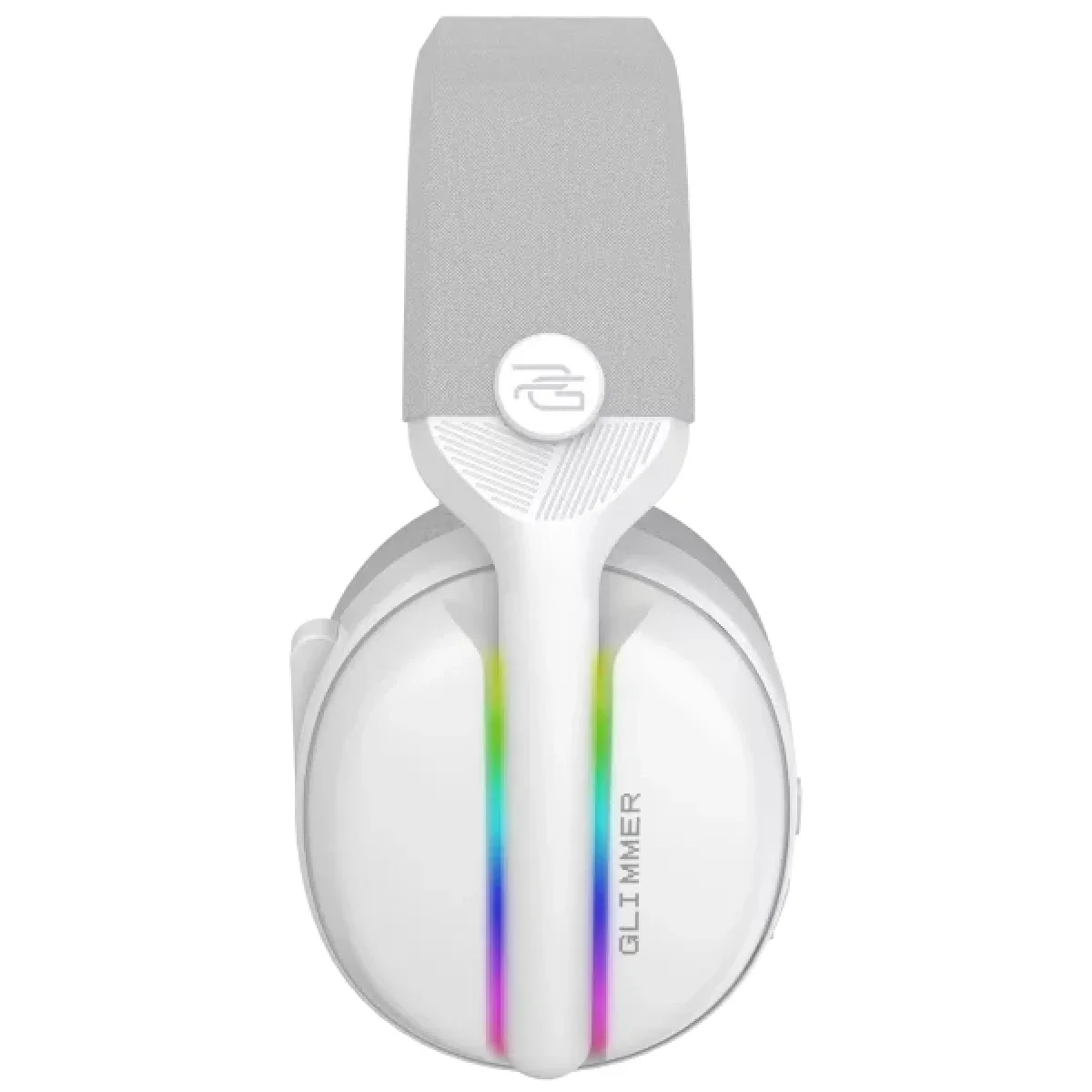 Proove Glimmer Dual-Wireless RGB Gaming Headset, White/Purple - Thumbnail 5