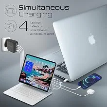 شاحن Promate GaNPort4-100PD GaN بقدرة 100 واط و4 منافذ USB-C - Thumbnail 12