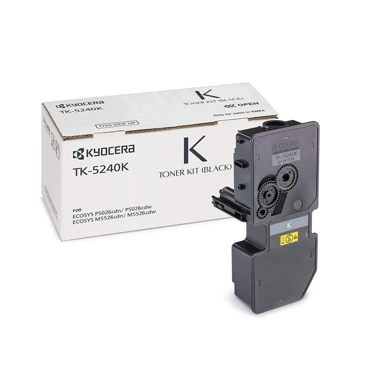 Kyocera TK-5240K Black Original Toner for ECOSYS M5526, 4,000 Pages