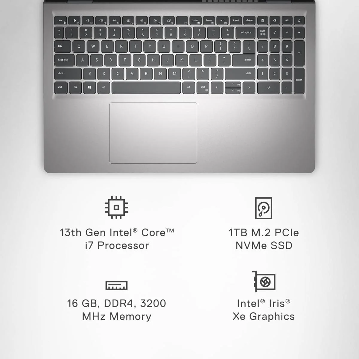 Dell Inspiron 15 3530 Business Laptop, 15.6-inch FHD 120Hz WVA, Core i7-1355U, 16GB RAM, 1TB SSD - Image 4