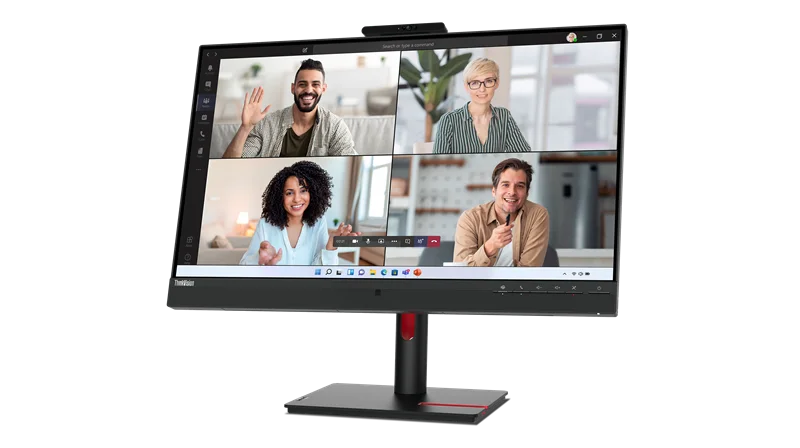 شاشة مؤتمرات Lenovo ThinkVision T27hv-30 مقاس 27 إنش QHD IPS بتردد 74Hz مع كاميرا 5MP IR+RGB - Thumbnail 21