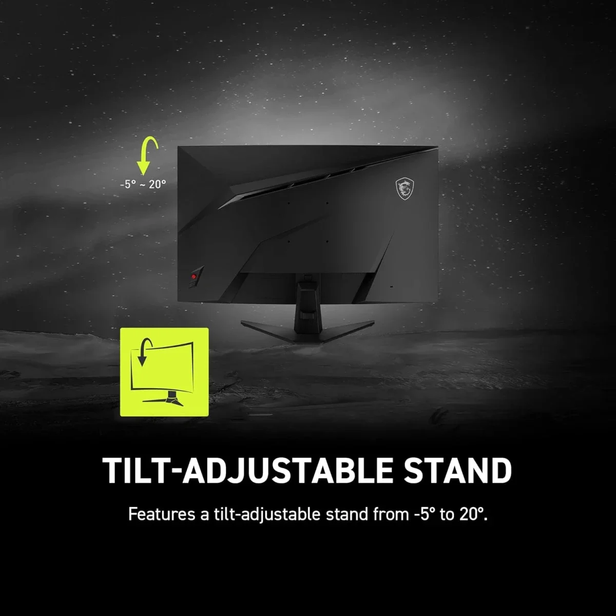 شاشة ألعاب MSI منحنية 32 إنش QHD 2K 1440p بتردد 180 هرتز وزمن استجابة 0.5 مللي ثانية MAG 321CQF E18 - Thumbnail 6