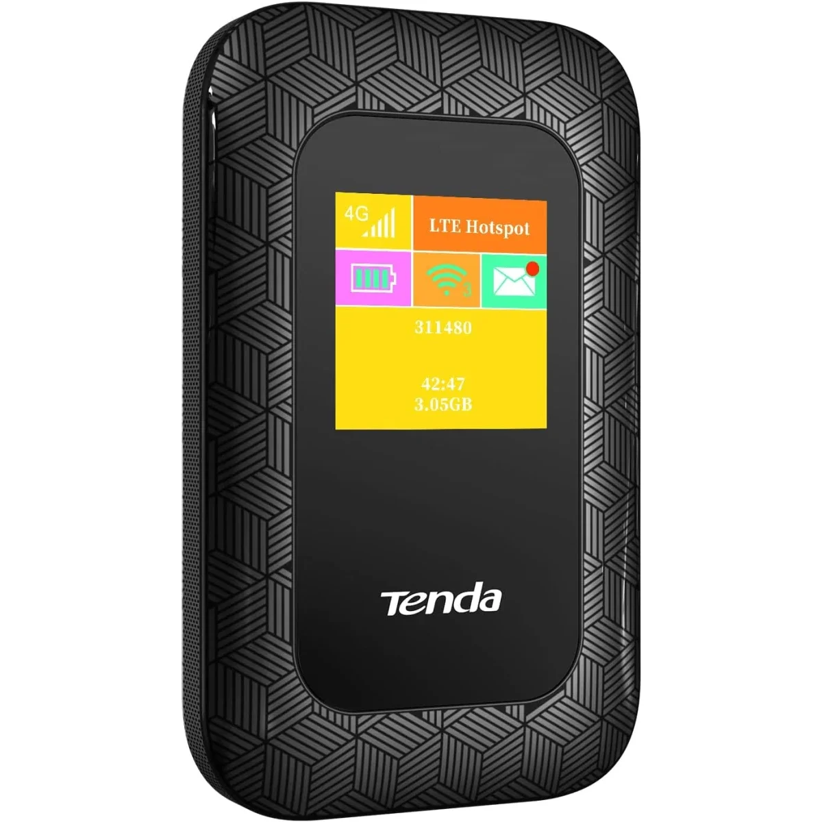 Tenda 4G185 4G LTE-Advanced Pocket Mobile Wi-Fi Router, 150 Mbps, 10-Hour Battery - Thumbnail 2