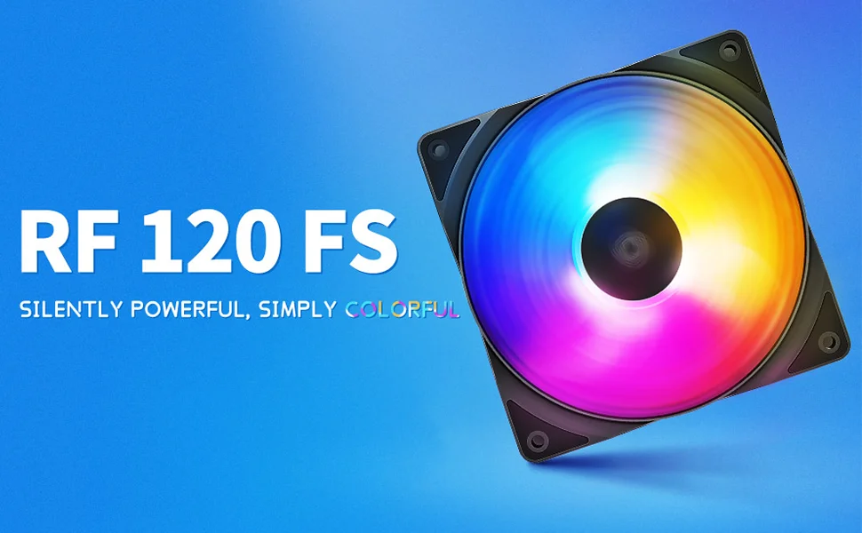 DeepCool RF12 FS RGB 120mm PWM Case Fan Black - Image 8