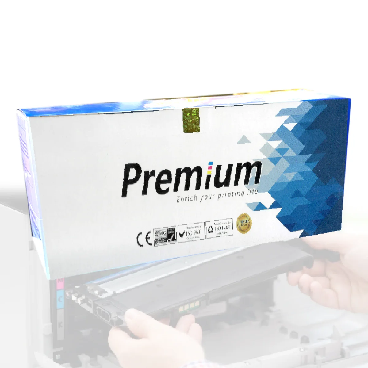 خرطوشة تونر 55A سوداء متوافقة لطابعات HP LaserJet M525 وP3015 - Image 2