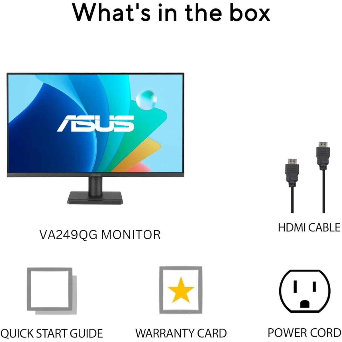 شاشة ألعاب Asus VA249QG مقاس 24 إنش IPS Full HD بتردد 120Hz وزمن 1ms - Thumbnail 8