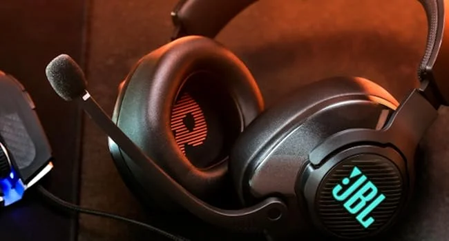 سماعة ألعاب فوق الأذن JBL Quantum 400 USB بصوت محيطي - أسود - Image 7