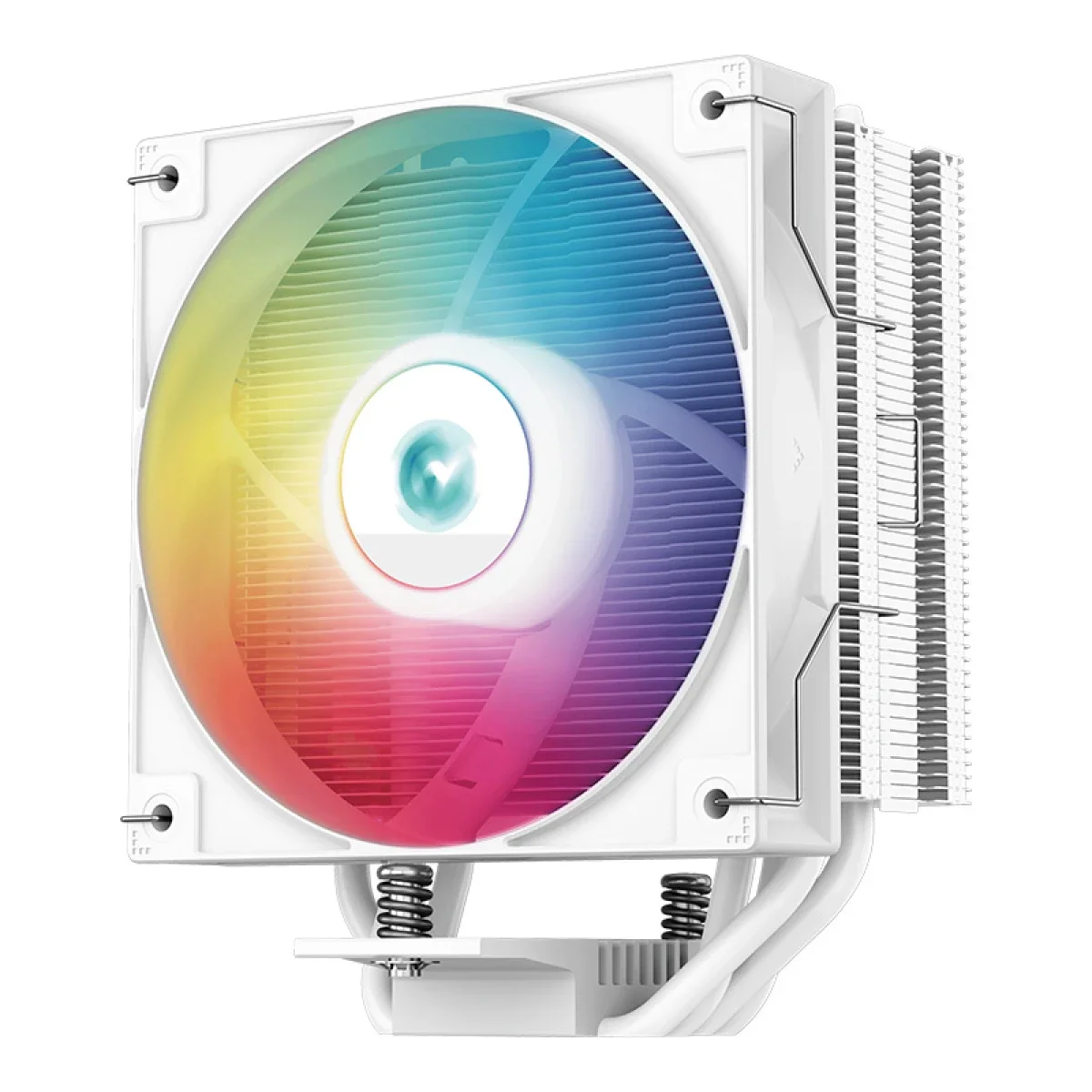 مبرد معالج DeepCool GAMMAXX AG400 ARGB أبيض بمروحة PWM 120 ملم و4 أنابيب حرارية، يدعم LGA 1700 - Image 4