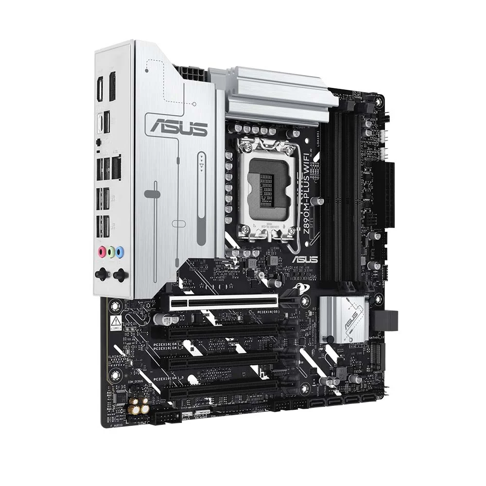 لوحة أم Asus بمقبس LGA1851 وواي فاي PRIME Z890M-PLUS WIFI 90MB1J80-M0EAY0 - Thumbnail 5
