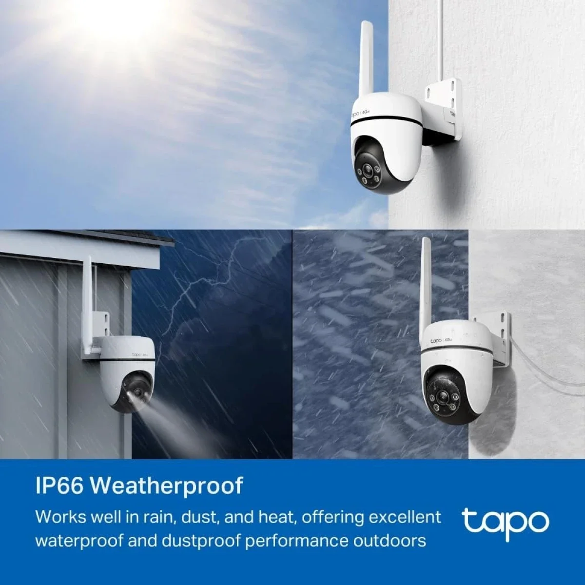 TP-LINK Tapo C501GW 4G LTE Outdoor Pan/Tilt Security Camera, 1080P Full HD - Thumbnail 6